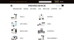 Desktop Screenshot of menscience.com